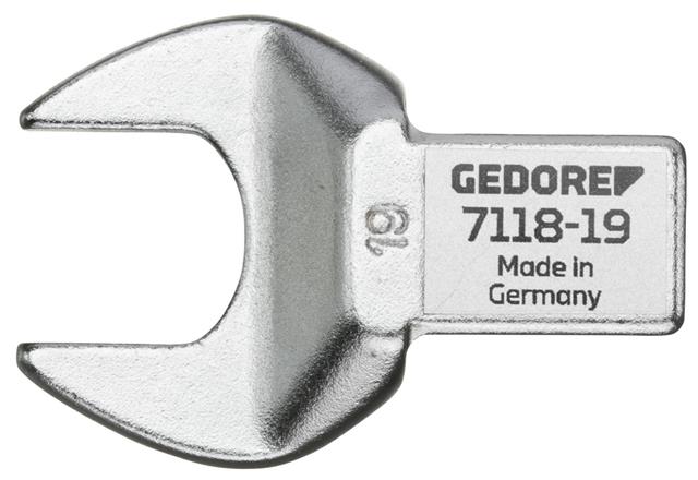 Gedore 19mm Crow Foot Spanner Rectangular open end fitting SE 14x18 7690450