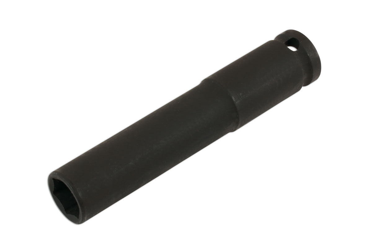Laser Tools 15mm Extra Deep Impact Socket 1/2"D Black Phosphate Finish 7764