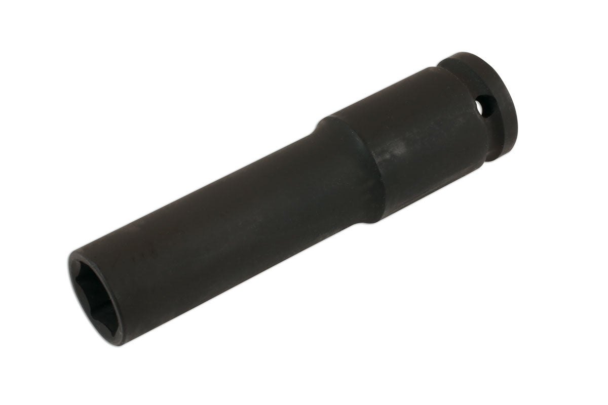 Laser Tools 17mm Extra Deep Impact Socket 1/2"D Black Phosphate Finish 7765