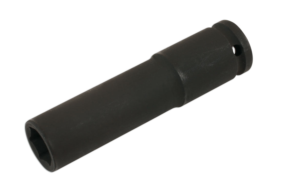 Laser Tools 18mm Extra Deep Impact Socket 1/2"D Black Phosphate Finish 7766