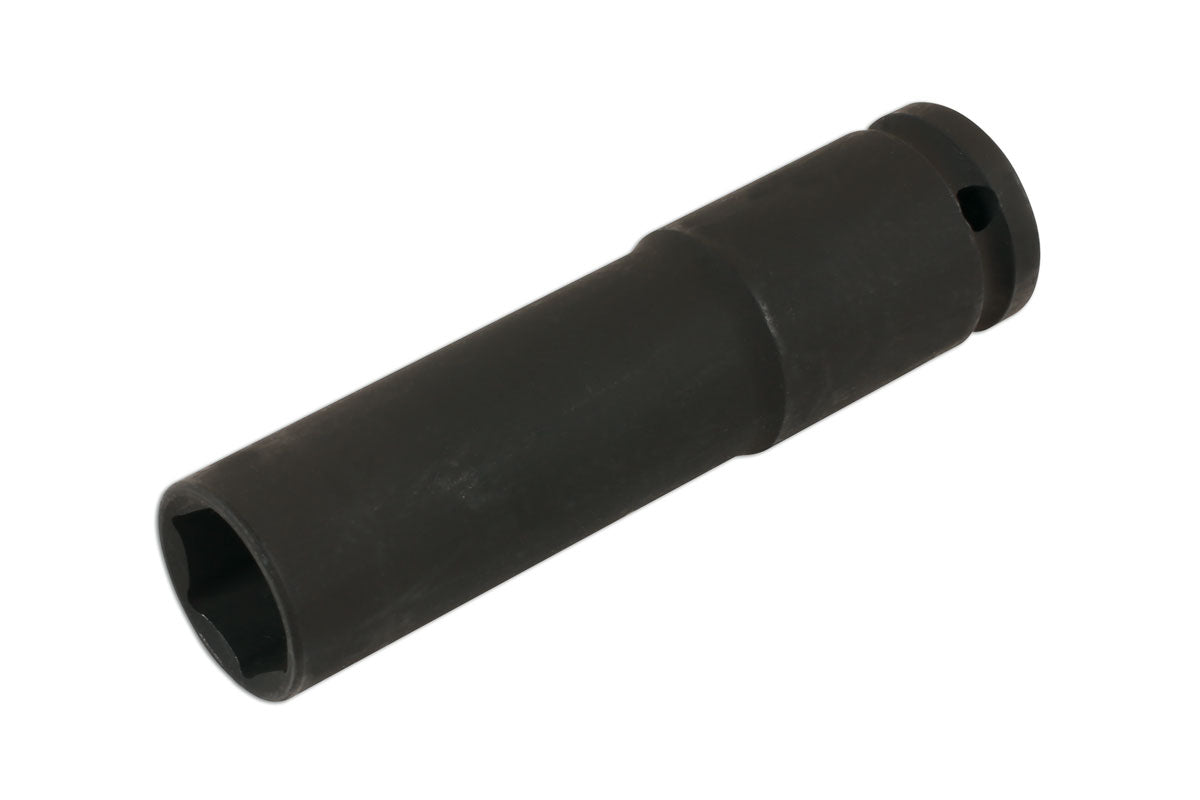 Laser Tools 21mm Extra Deep Impact Socket 1/2"D Black Phosphate Finish 7768