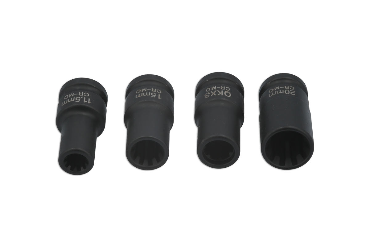 Laser Tools Brake Caliper Impact Socket Set 1/2"D for VAG 7809