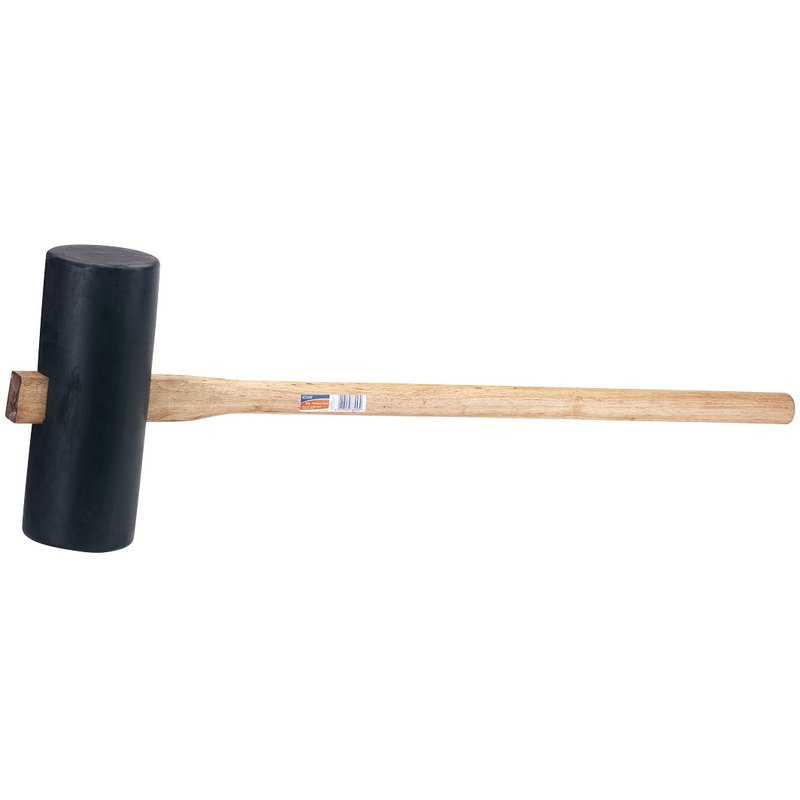 Draper Paviors Rubber Mallet 6kg 13lb length 1055mm Face diameter 125mm 78453