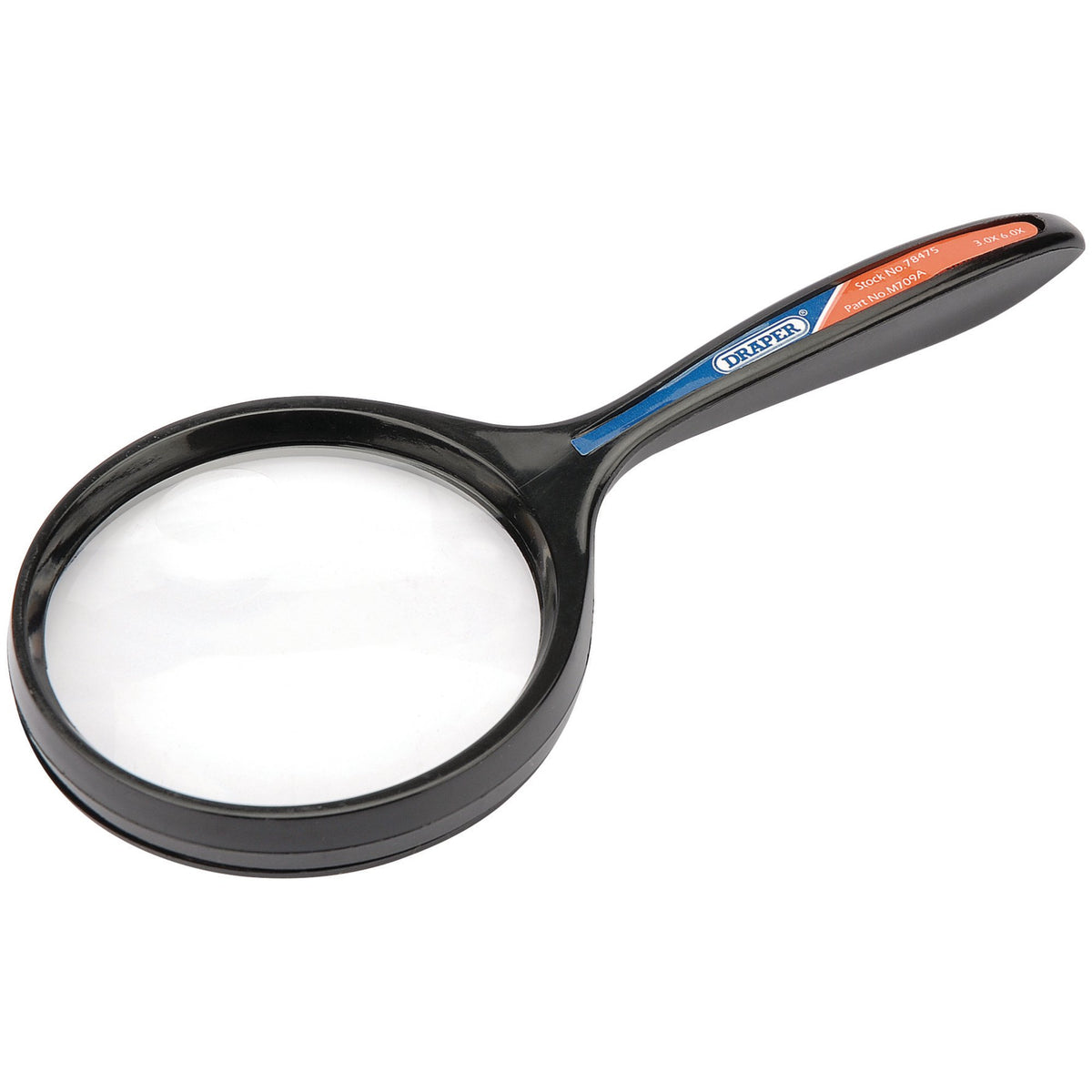 Draper Magnifing Glass x 3 Round 65mm For Engineers Philatelists etc 78475