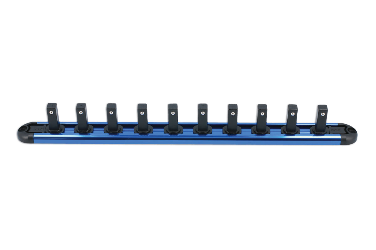 Laser Tools Rail For Insulated Sockets 3/8"D Holds 10 VDE Length 300mm 7923