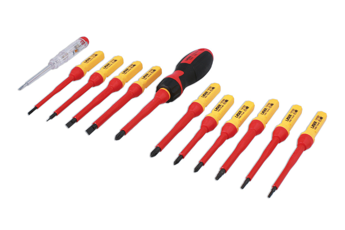 Laser Tools Insulated Screwdriver Set 13pc 7939