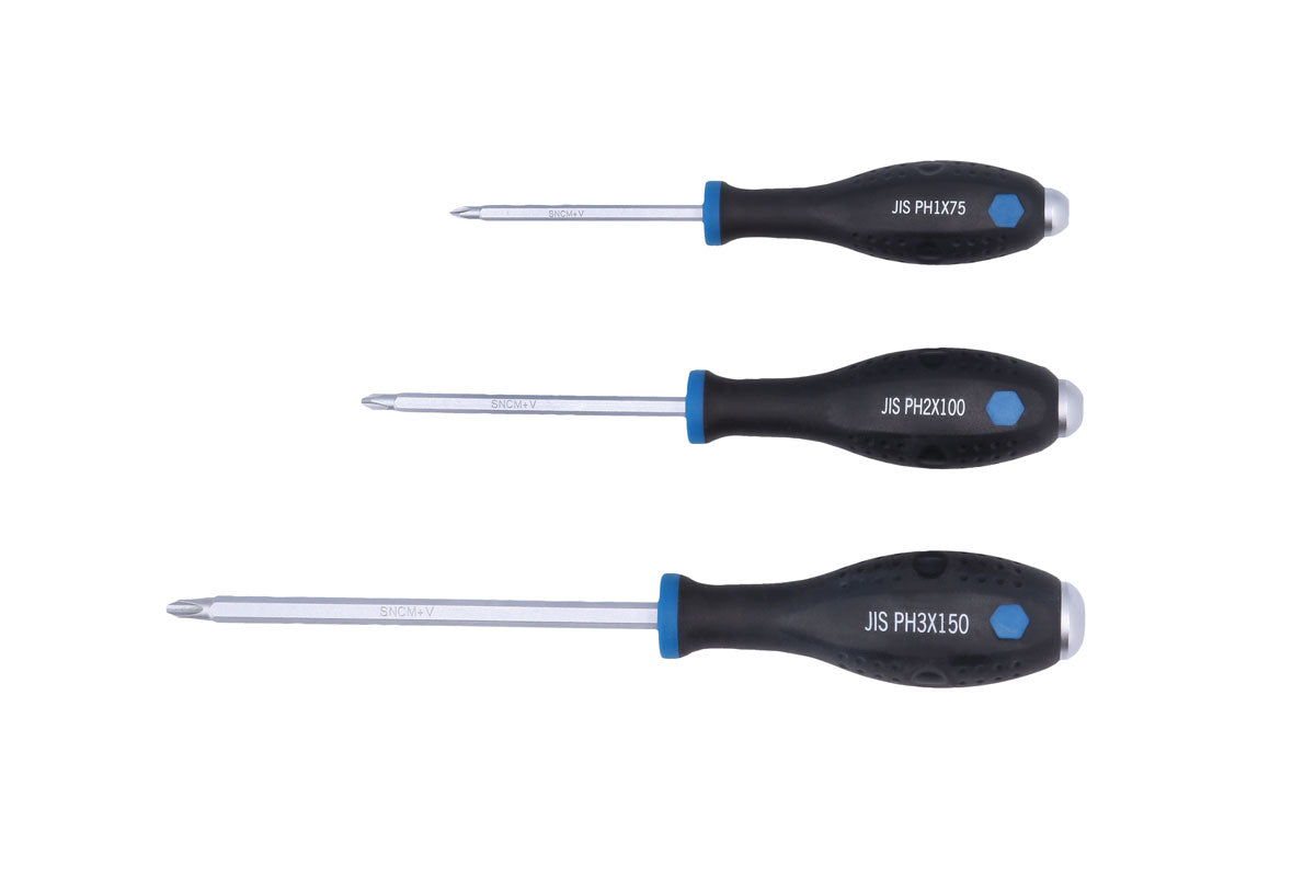 Laser Tools JIS Pound Thru Screwdrivers 3pc 8037