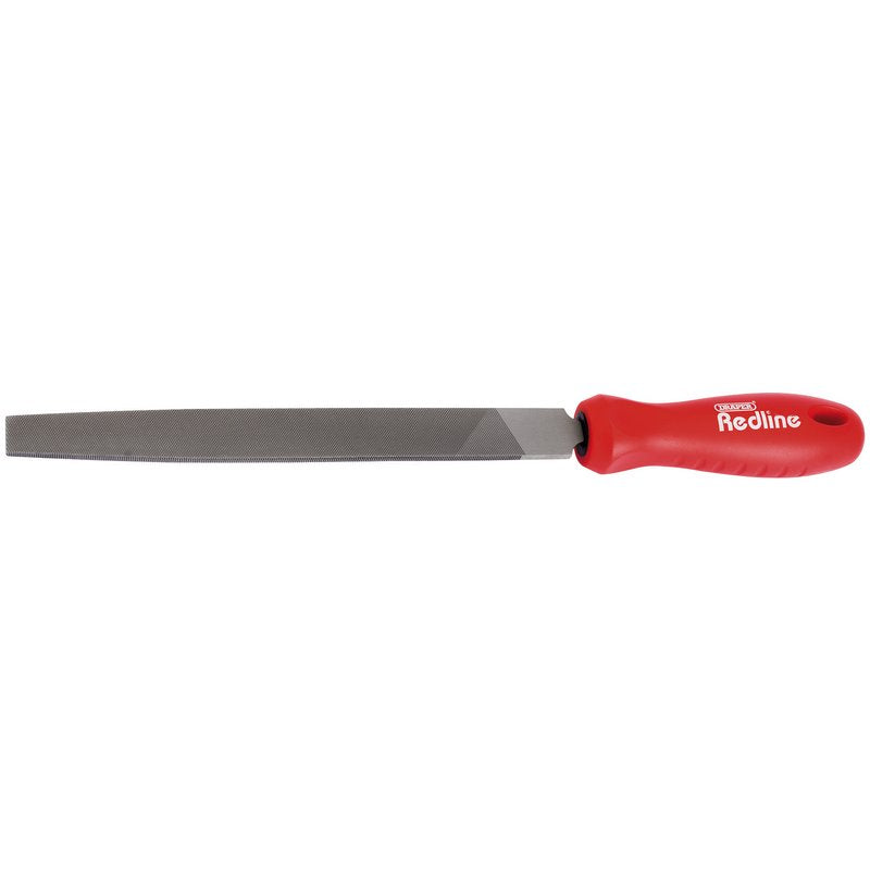 Draper Redline Second Cut Flat File 200mm Hardened Carbon chrome steel 80541