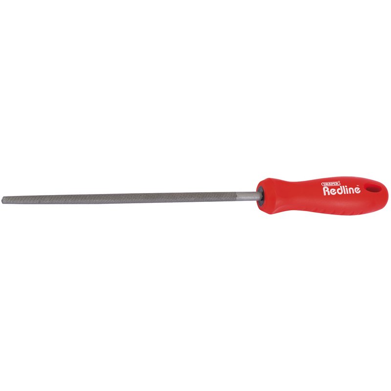 Draper Redline Second Cut Round File, 200mm