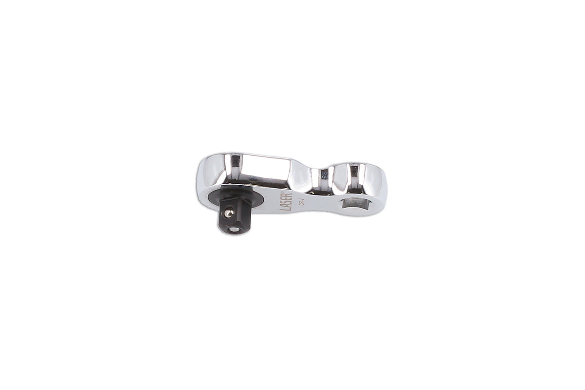 Laser Tools 1/4"D Mini Ratchet For Use With Extension Bars etc Length 48mm 8077