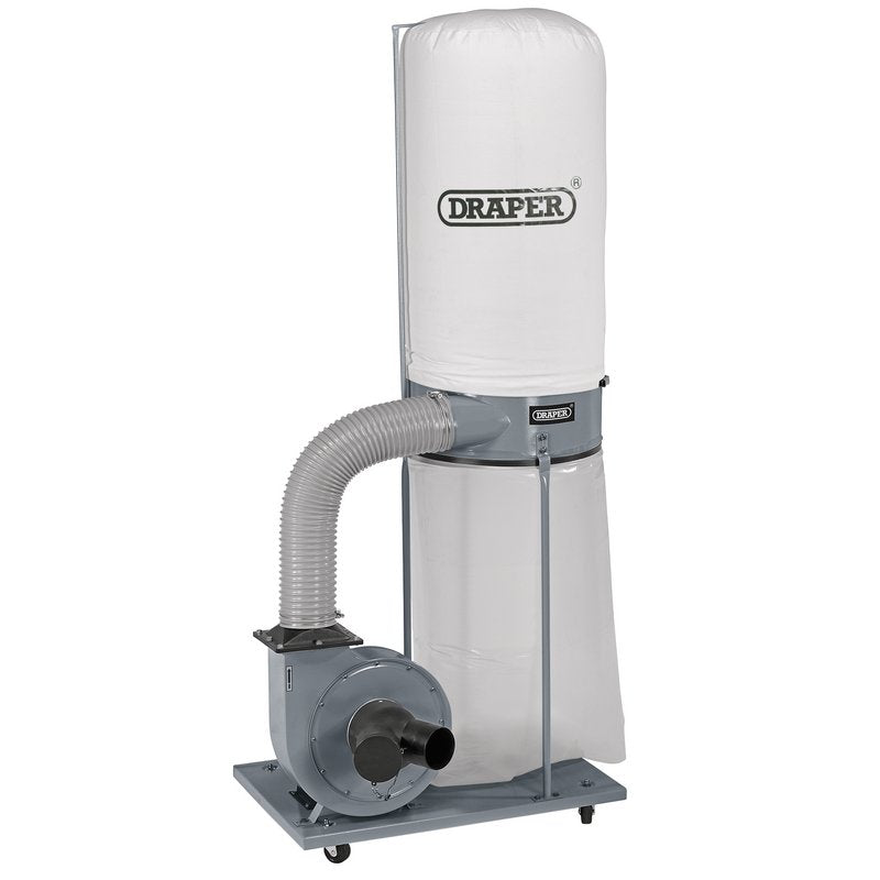 Draper Portable Wood Chip Dust Extractor Collector 153L 1500W 230V 13A 80946