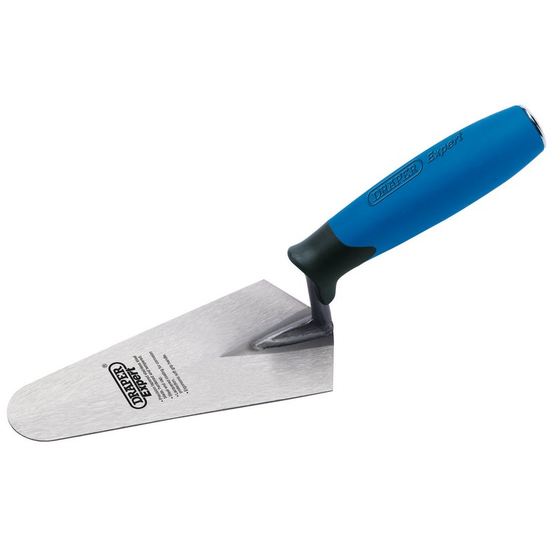 Draper Expert Soft Grip Gauging Trowel 170mm carbon steel blade 81214