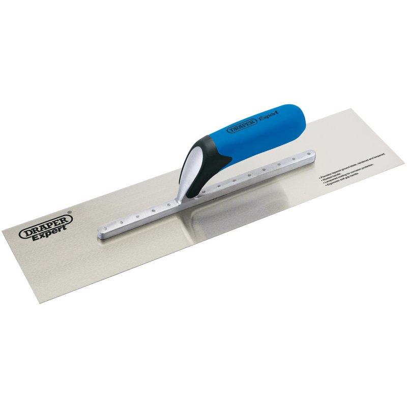 Draper Expert Soft Grip Plastering Trowel 120 x 450mm Lacquered Finish 81230