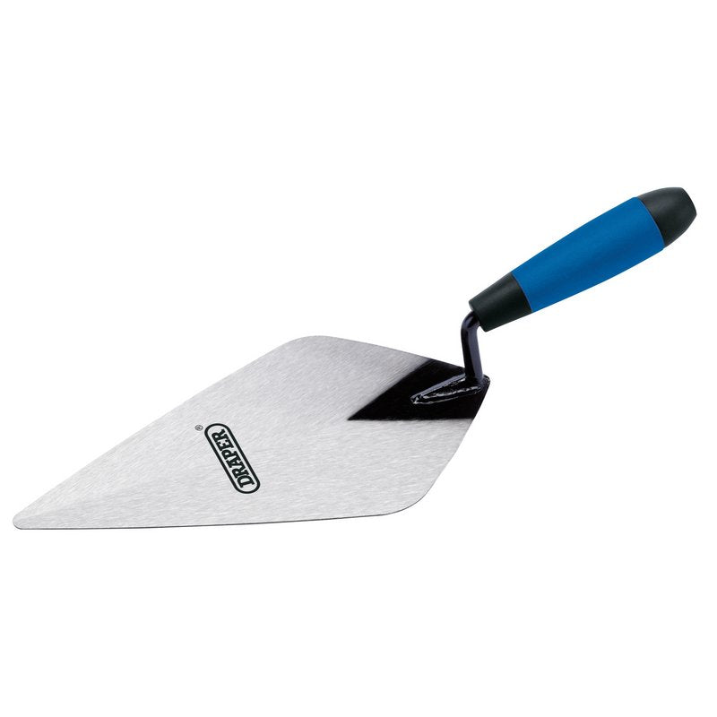 Draper Soft Grip London Pattern Brick Trowel 275mm Carbon steel blade 81233