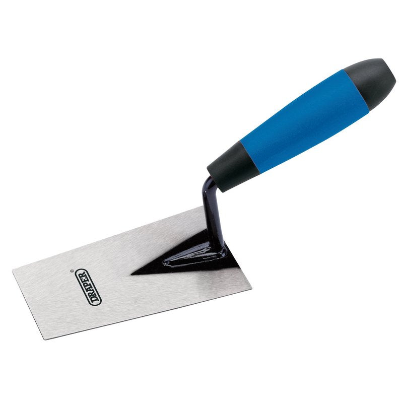 Draper Soft Grip Bucket Trowel 140mm Carbon steel blade Soft grip 81237