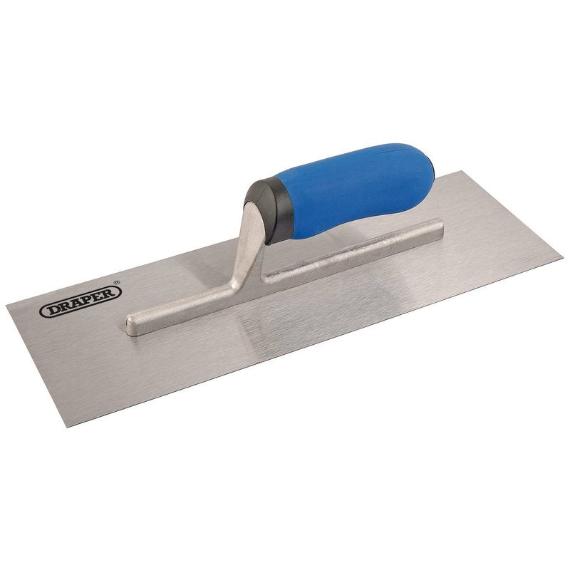 Draper Soft Grip Plastering Trowel 120 x 350mm Lacquered Finish 81243