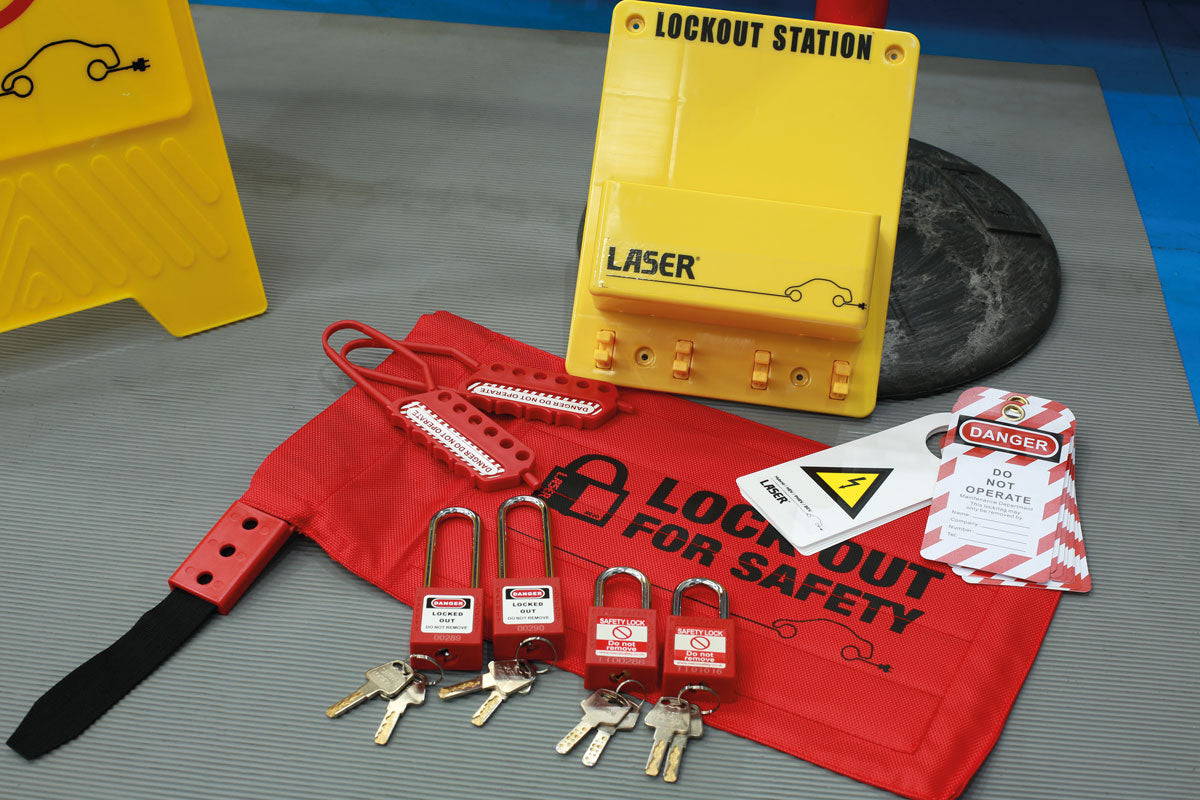 Laser Tools Combined Lockout Station Kit 8153
