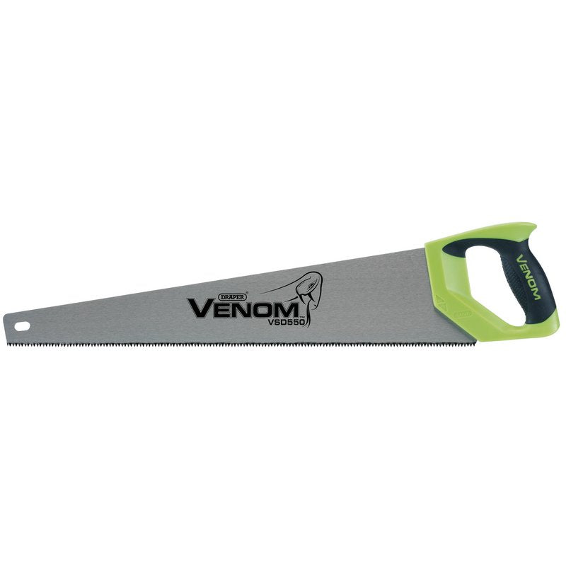 Draper Venom First Fix Double Ground Handsaw 550mm 7tpi/8ppi 82196