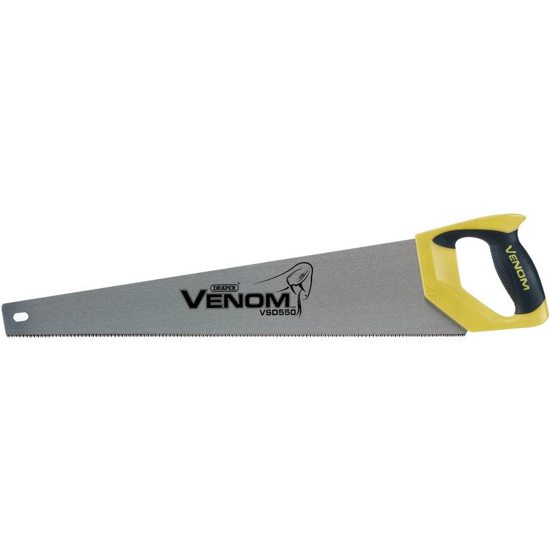Draper Venom Second Fix Double Ground Handsaw 550mm 11tpi/12ppi 82197