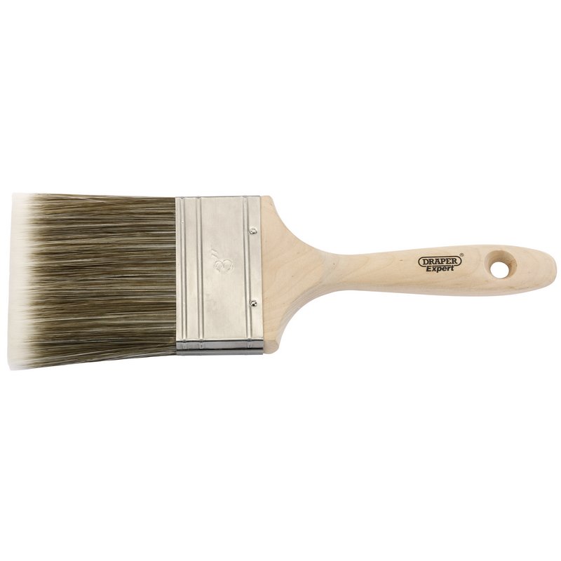Draper Paint Brush 75mm Technofil filaments hardwood handles 82507