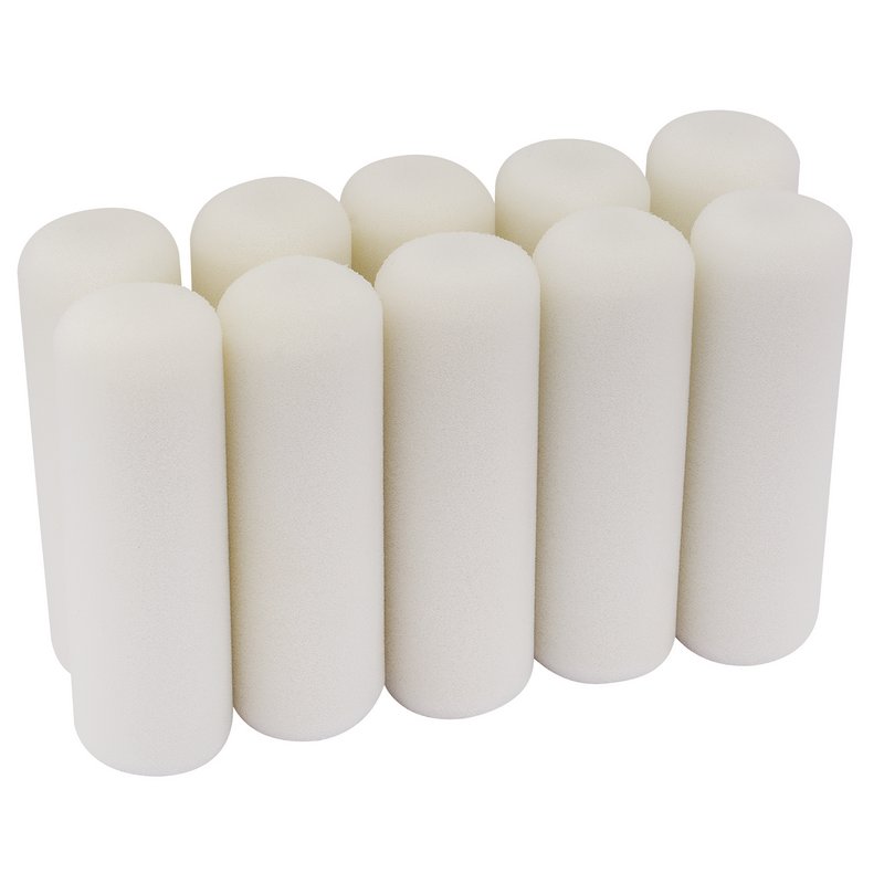 Draper Foam Paint Roller Sleeves 100mm Pack of 10 high density 82553