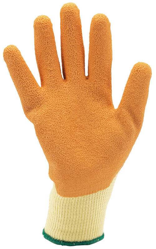 Draper Heavy Duty Latex Coated Work Gloves Large Orange 82721