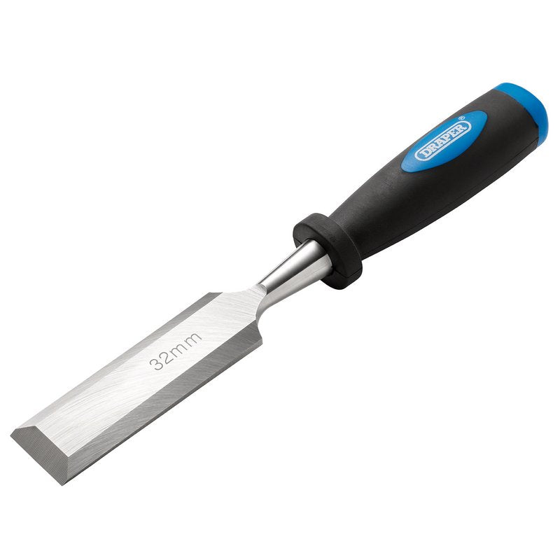 Draper Bevel Edge Wood Chisel 32mm Impact Resistant Polypropylene Handle 83293