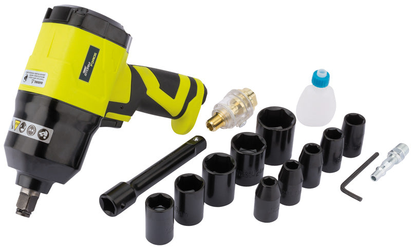 Draper Storm Force® Composite Air Impact Wrench Kit (1/2" Sq. Dr.)