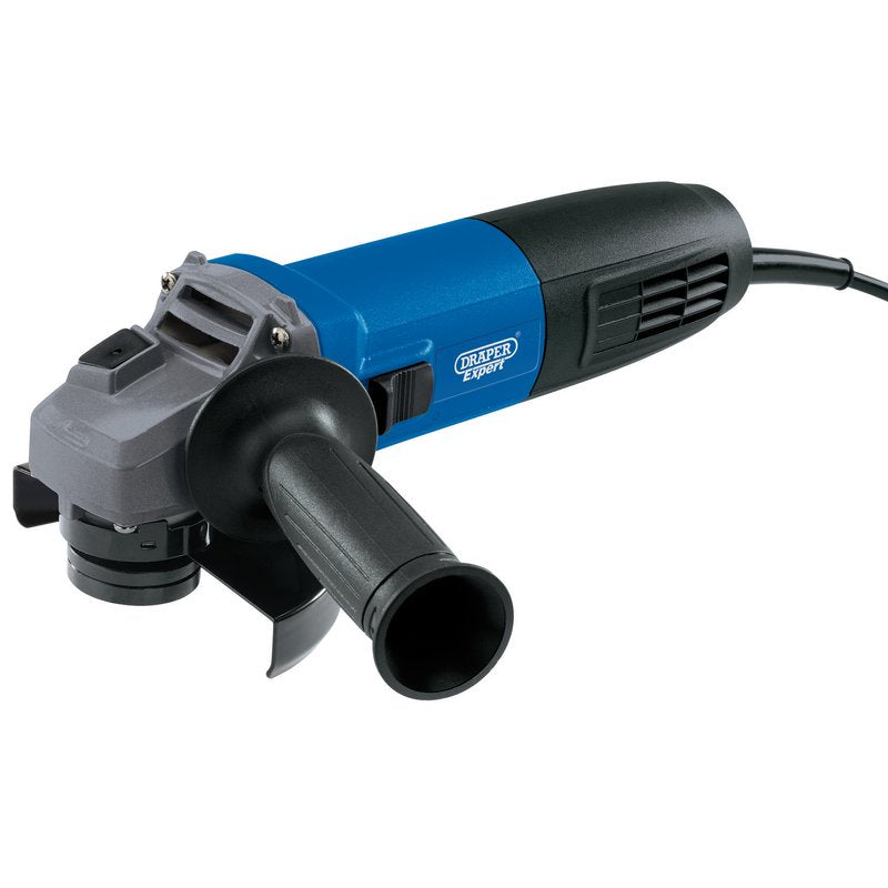 Draper Expert Angle Grinder 230V 115mm 850W Spindle lock side handle 83605