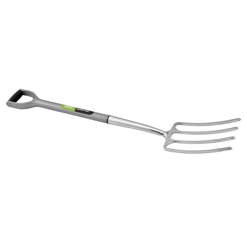 Draper Stainless Steel Garden Fork with Soft Grip Handle 83755