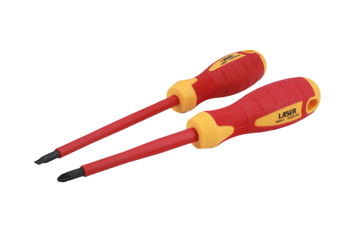 Laser Tools VDE Insulated Screwdriver Set 2pc 8388