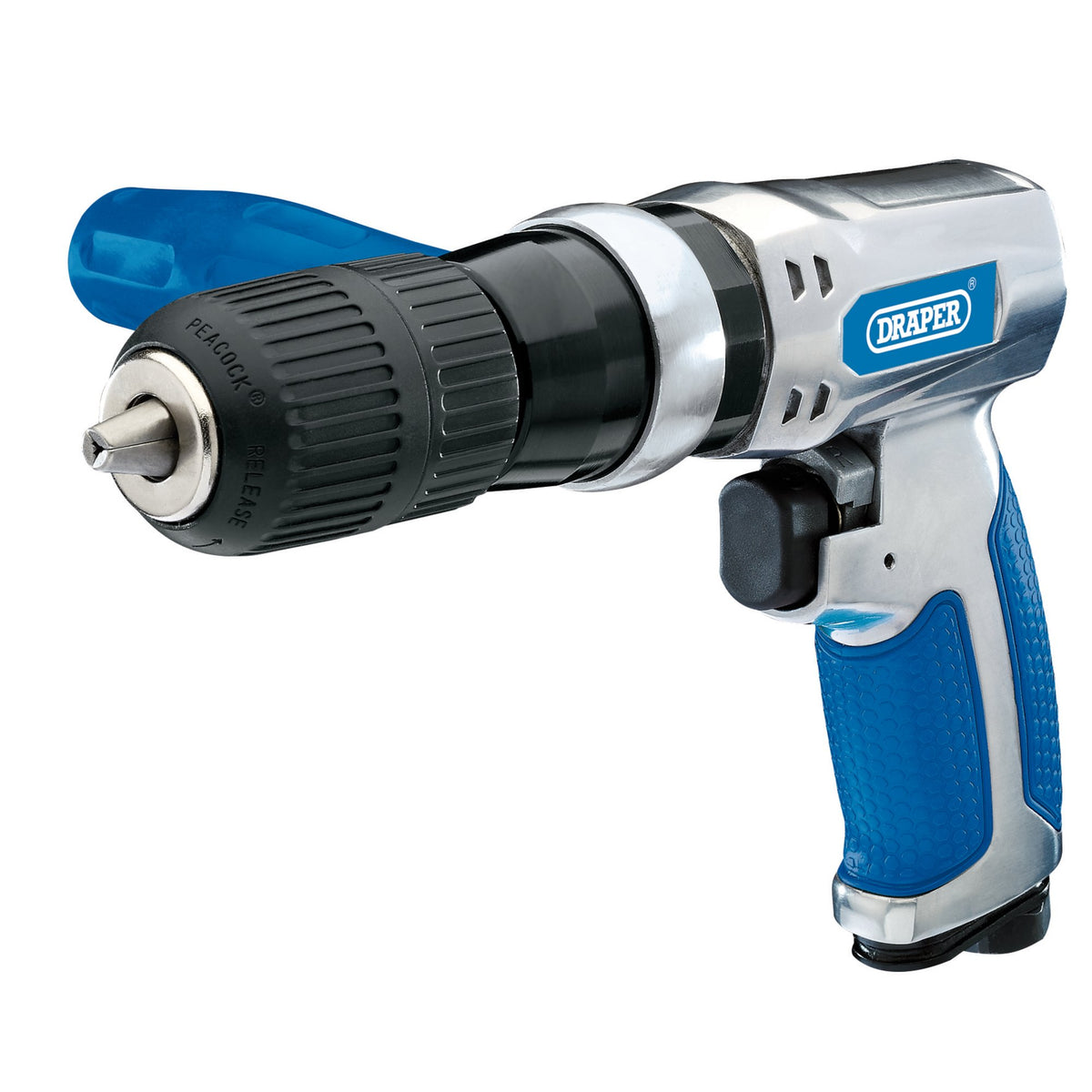 Draper Reversible Keyless Air Drill 13mm Chuck Auxiliary Handle 700 rpm 84121
