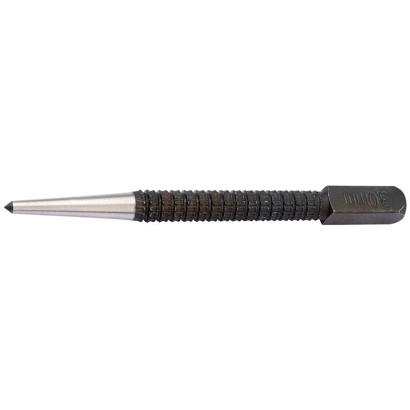 Draper Centre Punch 3 x 100mm Square section striking head knurled body 84464