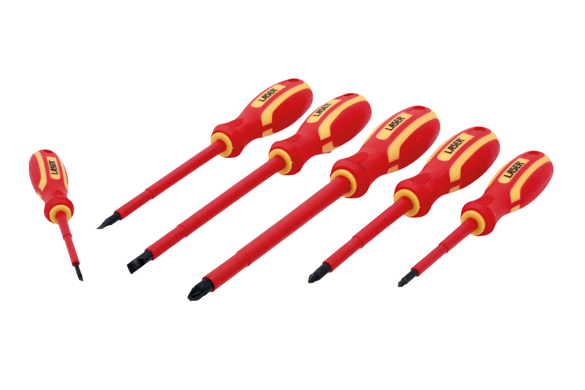 Laser Tools VDE Insulated Screwdriver Set 6pc 8455