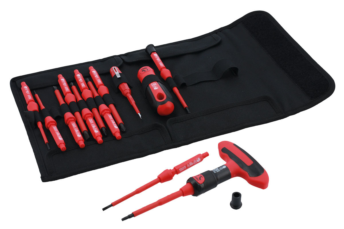 Laser Tools Insulated Interchangeable Screwdriver Set 16pc 8527