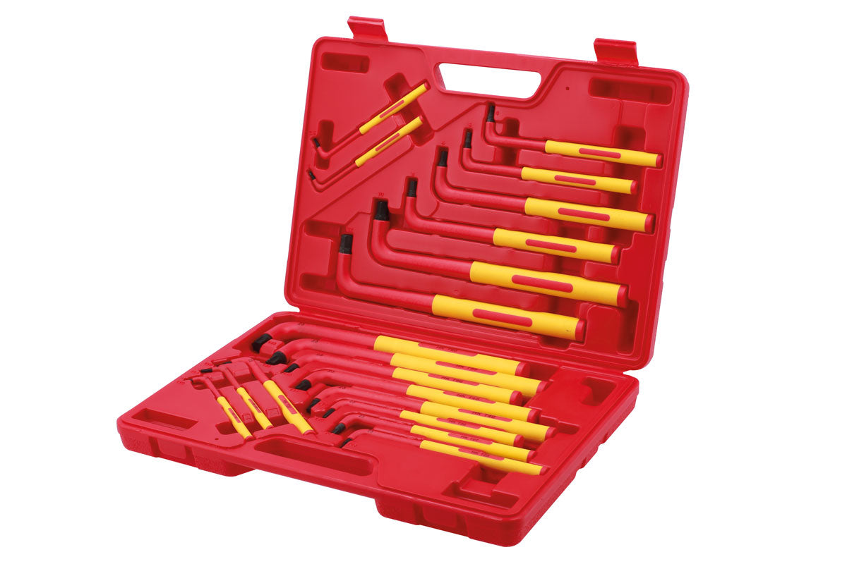 Laser Tools VDE Extra Long Hex Torx Star Key Wrench 19pc Hybrid Vehicles 8567