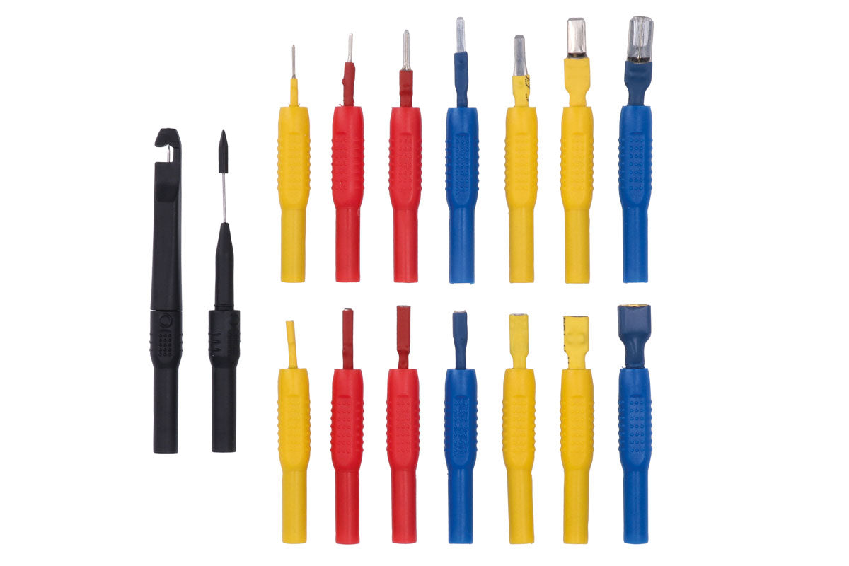 Laser Tools Assorted Test Lead Adaptor Set 16pc 8603