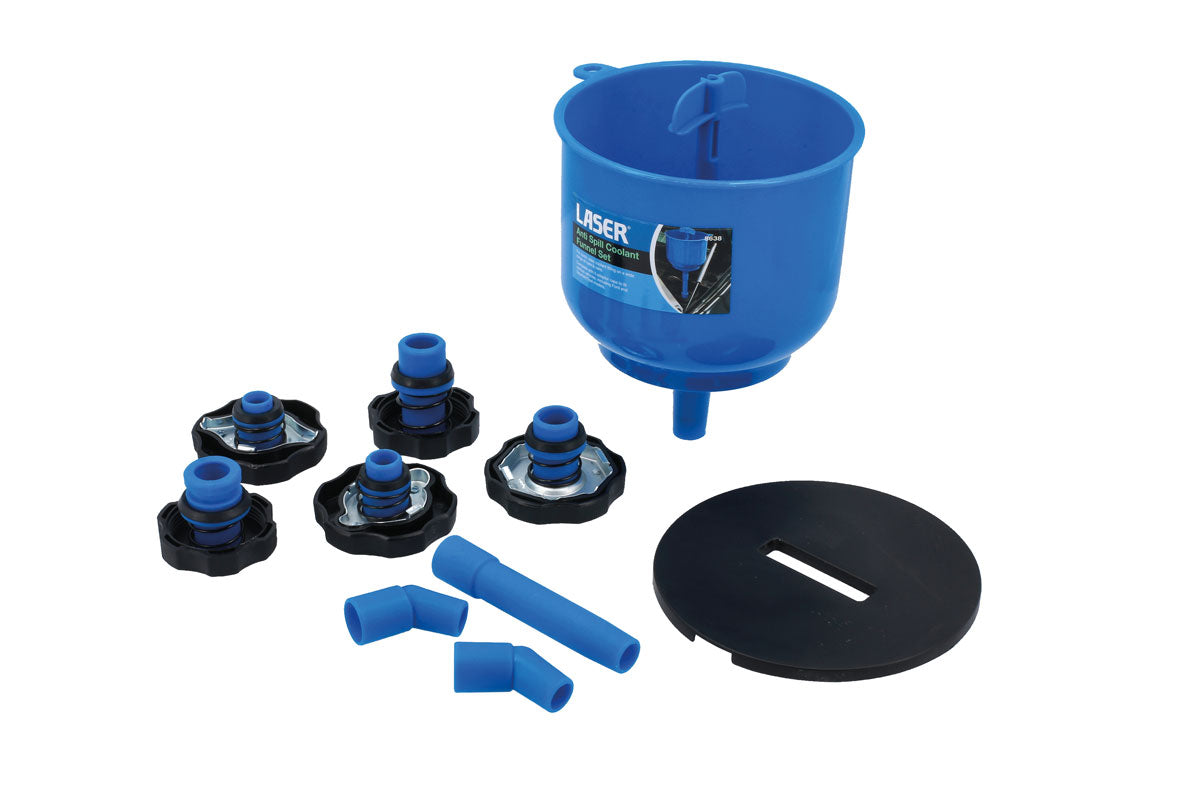 Laser Tools Anti Spill Coolant Funnel Set 8638