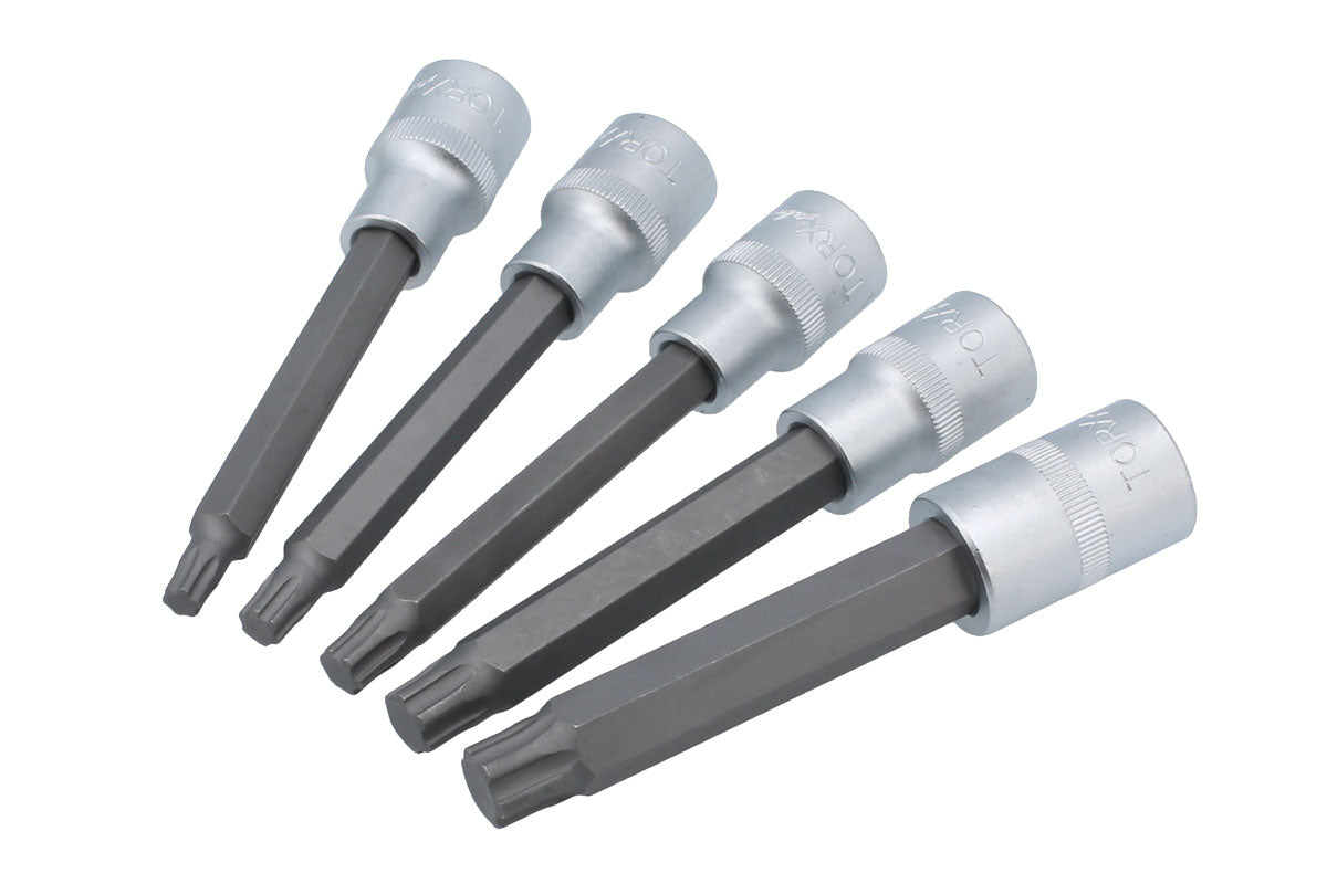 Laser Tools Long Series Torx Plus Socket Bit Set 1/2 "D 5pc 8679