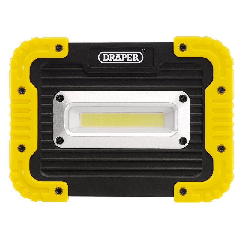 Draper COB LED Worklight 10W 700 Lumens shock resistant 4 x AA batteries 87761