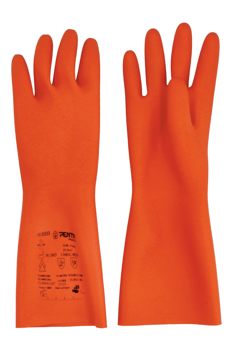 Laser Tools Touch-E Insulated Gloves Class 0 Small 8 Non Slip Thin Rubber 8925