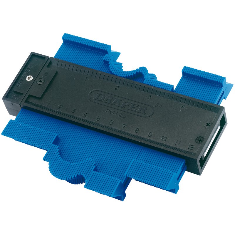 Draper Profile Gauge 125mm uplicates internal and external shapes 89719