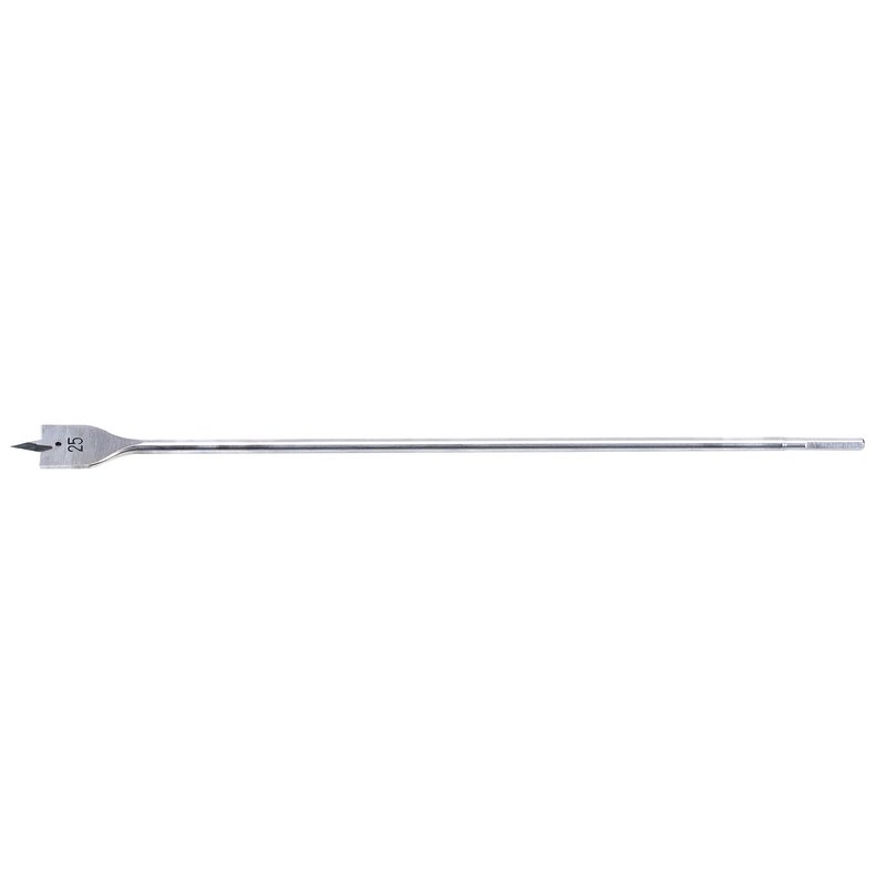 Draper Extra Long Flat Wood Bit 25 x 400mm Shank 6mm 90001