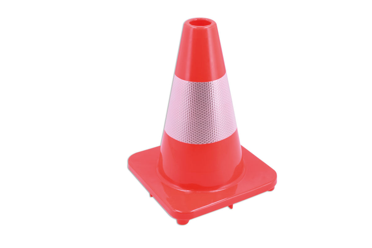Laser Tools Traffic Cone 300mm Weight 0.6kg Single Reflective Band 100mm 9011