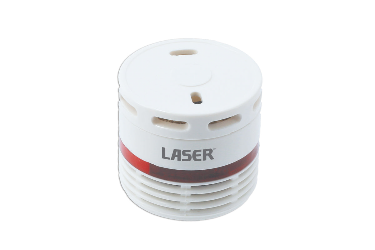 Laser Tools Mini Portable Smoke Alarm workshops garages homes garden sheds 9018
