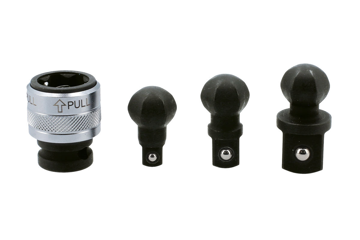 Laser Tools Impact Universal Joint Set 1/2"D 4pc Wobble Drive EVA Foam Tray 9049