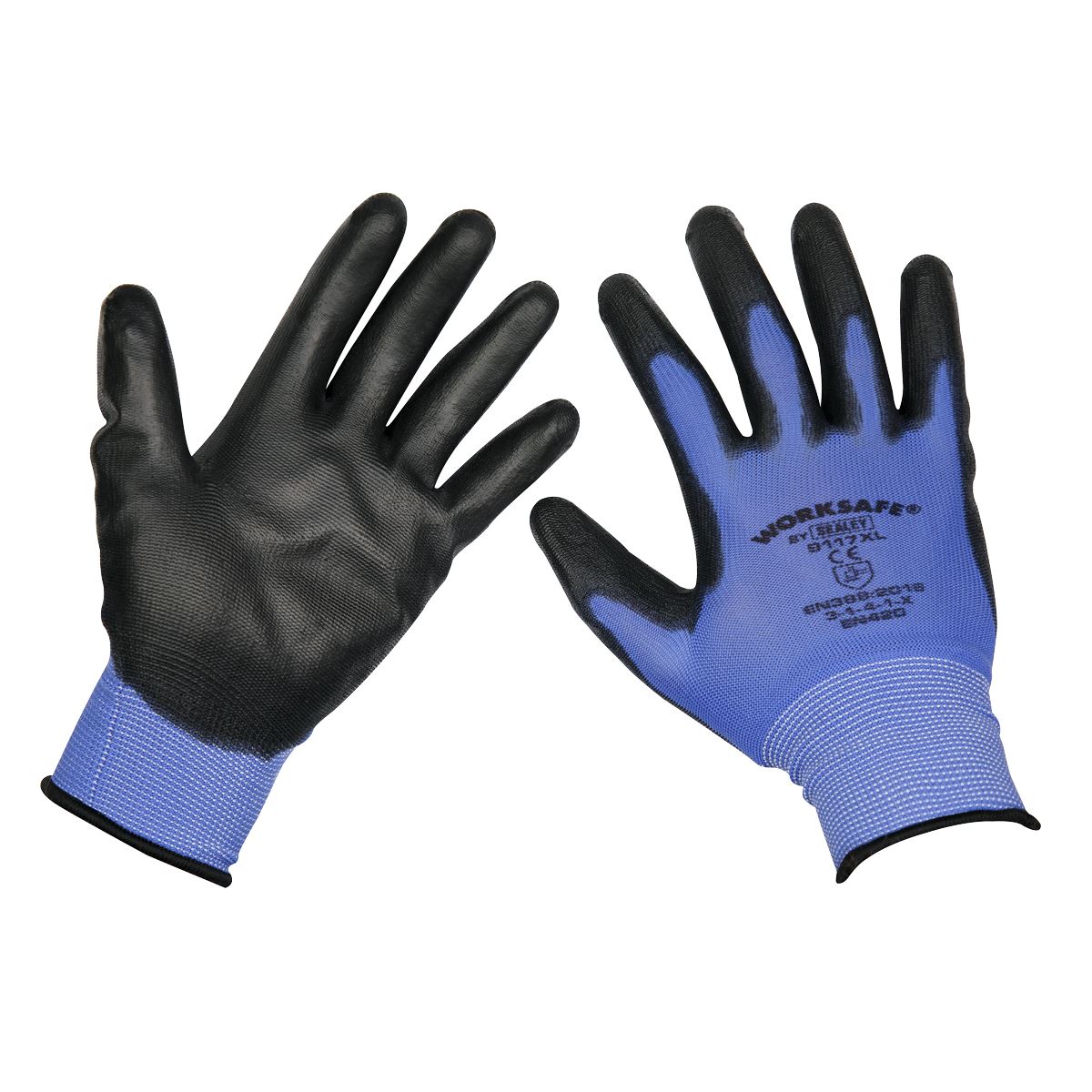 Sealey Lightweight Precision Grip Gloves (X-Large) - Pack of 120 Pairs 9117XL/B120