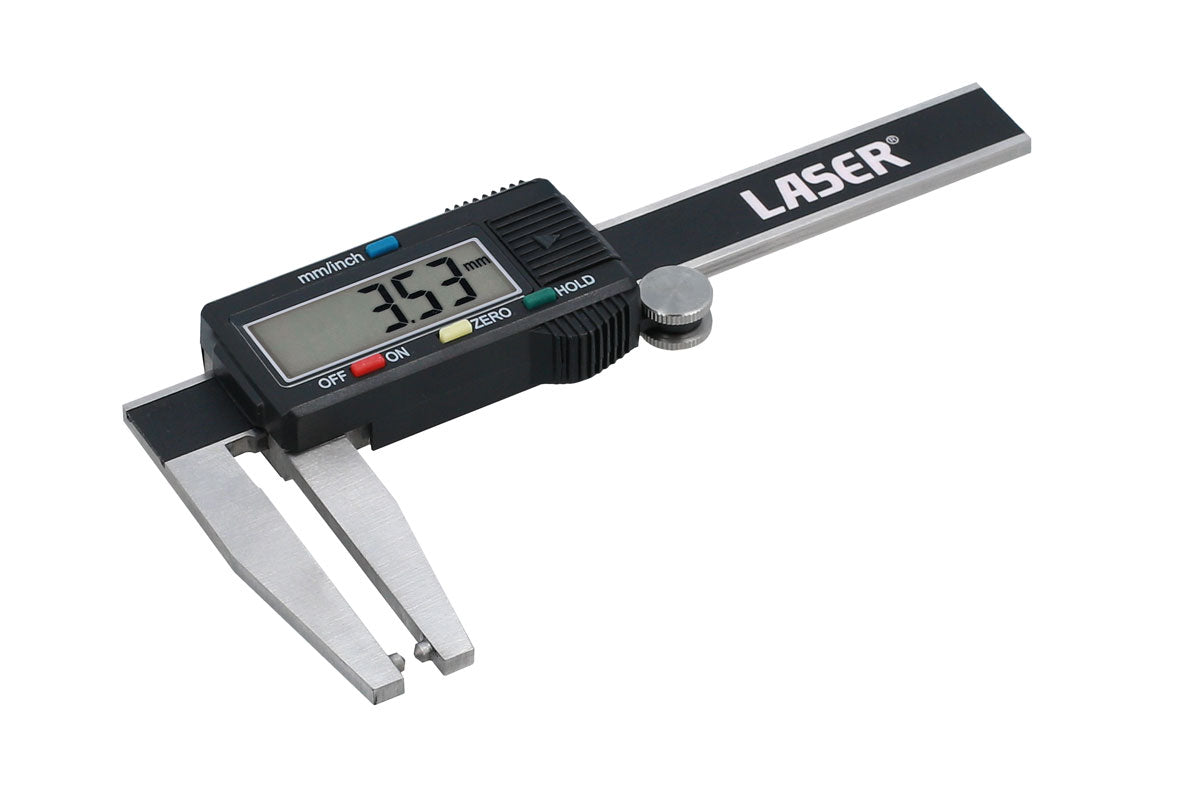Laser Tools Digital Brake Disc Thickness Measuring Caliper Metric Imperial 9129