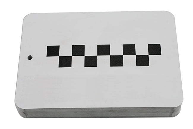 Power-TEC Primed Metal Standard Spray Out Cards 100pc 91415