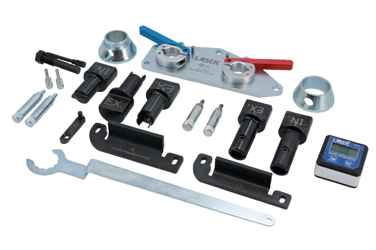 Laser Tools VW Audi Skoda Engine Timing Kit 1.0, 1.2, 1.4, 1.5 TSi Petrol 9155
